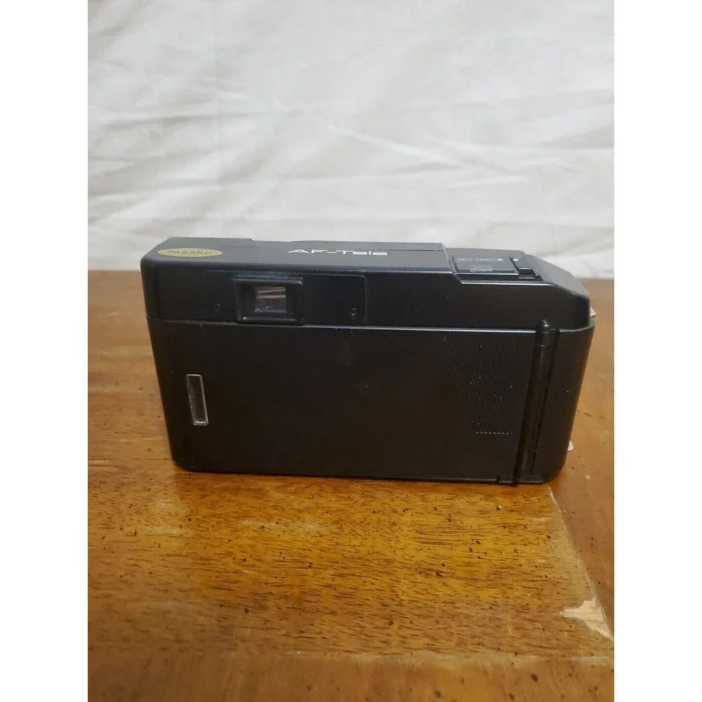 Minolta AF Tele Film Camera Untested Point Shoot 38mm/60mm Timer Missing Shutter